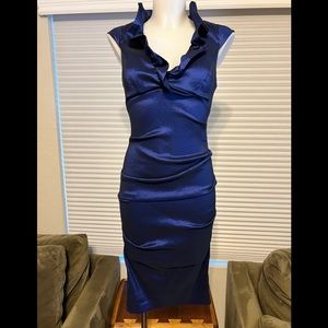 Cocktail Formal Dress Blue